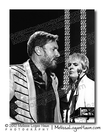 Simon Le Bon and Nick Rhodes